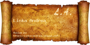 Linka Andrea névjegykártya